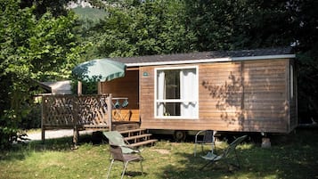 Stacaravan (Cottage) | Terras