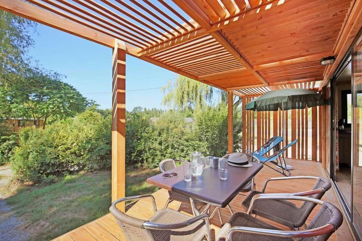 Casa mobile, 2 camere da letto, non fumatori | Terrazza/patio