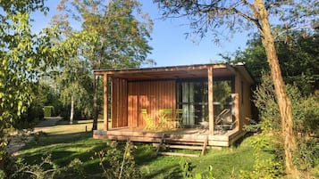 Chalet, 2 chambres, non-fumeurs | Vue sur le jardin