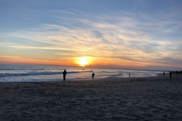 Beach nearby, white sand
