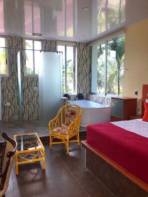 Romantisches Doppelzimmer, 1 Doppelbett, Whirlpool