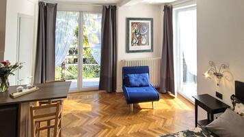 Superior-Doppelzimmer, Balkon, Bergblick