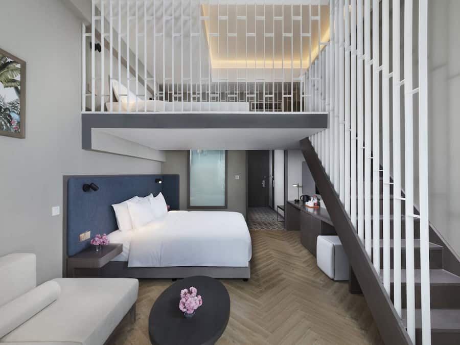 Suite, Multiple Beds, Accessible (Courtyard Access) | Minibar, in-room safe, soundproofing, free WiFi