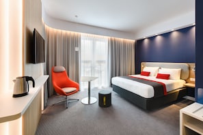 Room, 1 King Bed with Sofa bed, Accessible (Walkin Showr, Single Sofa) | Blackout drapes, iron/ironing board, free WiFi, bed sheets