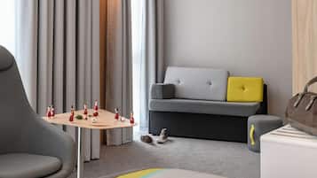 Familienzimmer, 1 Queen-Bett und Schlafsofa (Standard) | Zimmerausstattung