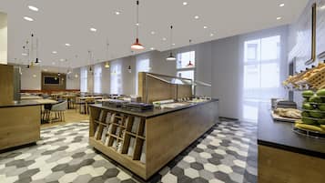Petit déjeuner en libre-service compris tous les jours