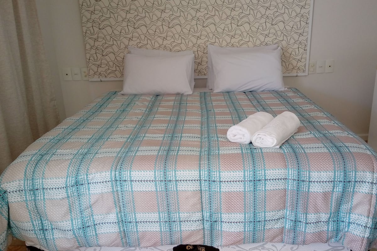 Premium bedding, pillow-top beds, blackout curtains, free WiFi