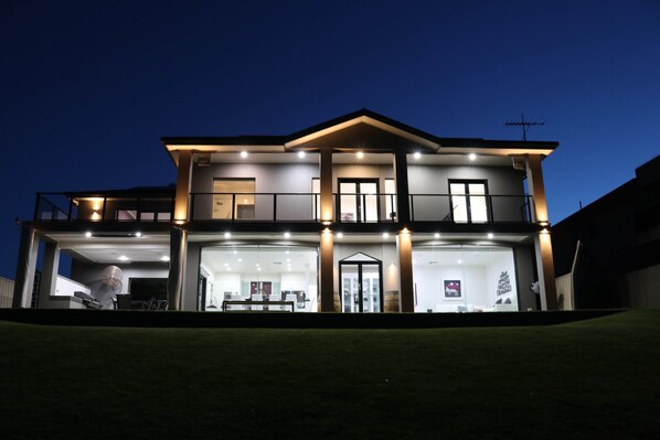 Front of property – evening/night