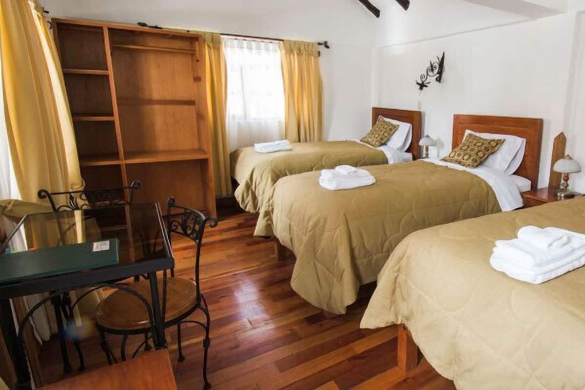 Standard Triple Room, Non Smoking | Premium bedding, desk, blackout drapes, iron/ironing board