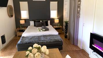 Vila com design assinado, 1 cama Queen | Roupas de cama de algodão egípcio, roupas de cama premium