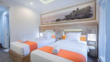 DeluxeTwin Room | Minibar, escritorio, cortinas opacas y wifi gratis