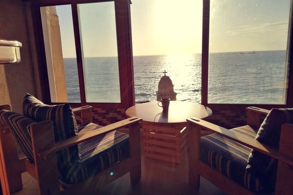 Appartement, 3 slaapkamers, uitzicht op zee | Woonruimte