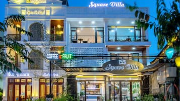 Front of property – evening/night