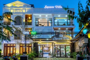 Front of property – evening/night