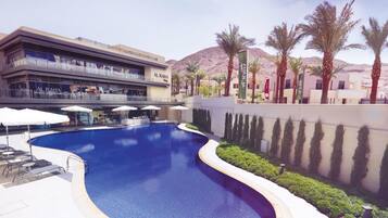 Indoor pool, seasonal outdoor pool