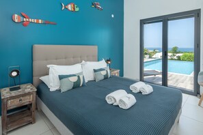3 bedrooms, in-room safe, iron/ironing board, free WiFi - VILLA VISTA MAR - Infinity pool + Sea view (Sainte-Anne)