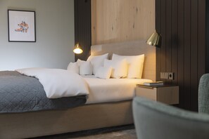 Ropa de cama hipoalergénica y minibar 