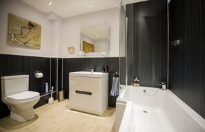 Free toiletries, hair dryer, towels