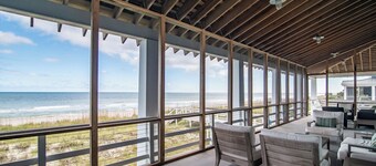 Oysters Pearl 4BR Oceanfront Beach Home Grand Porch and more in Debordieu!