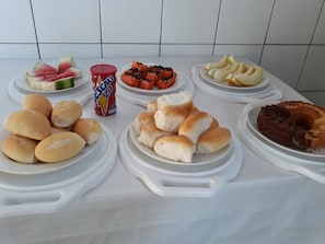 Free daily buffet breakfast