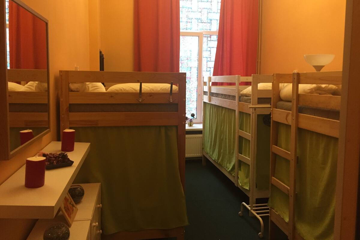 Shared Dormitory, Women only (6 beds) | Iron/ironing board, free WiFi, bed sheets