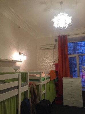 Shared Dormitory, Women only (8 beds) | Iron/ironing board, free WiFi, bed sheets - Orange Hostel (Moscow)