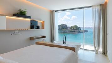 Habitación panorámica | Ropa de cama hipoalergénica y minibar