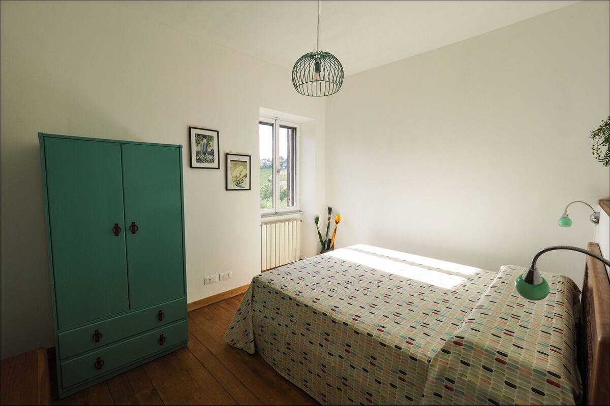 Apartment, Garden View (Ghiandaia) | Premium bedding, memory-foam beds, desk, soundproofing