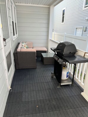 Terrace/patio - Spacious Two Bedroom Condo C (Ocean City)