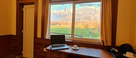 Premium Double Room, 1 King Bed, Mountain View | View from room