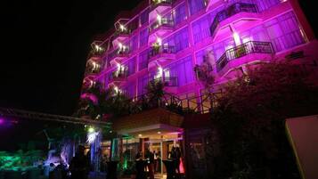 Front of property - evening/night