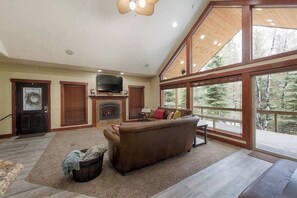 Télévision, cheminée, jeux vidéo