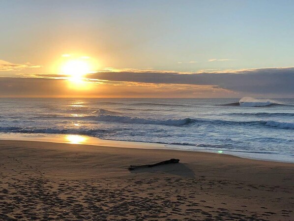 ビーチの近く、ビーチタオル