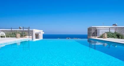 Infinity Pool Villa lähellä Afandou & Faliraki