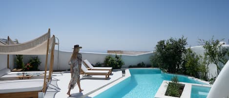 屋外プール、温水プール