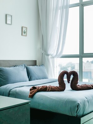 2 bedrooms, iron/ironing board, internet - D.D CONDOMINIUM(DKMF) (JELUTONG)