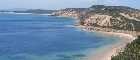 Vlak bij het strand