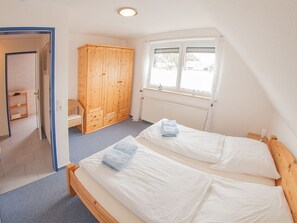 2 bedrooms, iron/ironing board, travel crib, WiFi