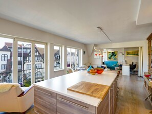 Blick von der Unterkunft