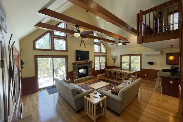 Smart TV, fireplace, video games, Netflix