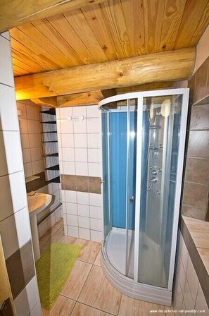 Shower, hair dryer