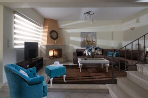 スマートテレビ、暖炉