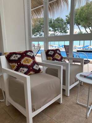 Outdoor pool - Peacefull apartment close to the sea. (Can Picafort)