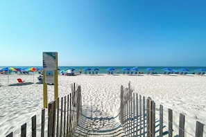 On the beach
