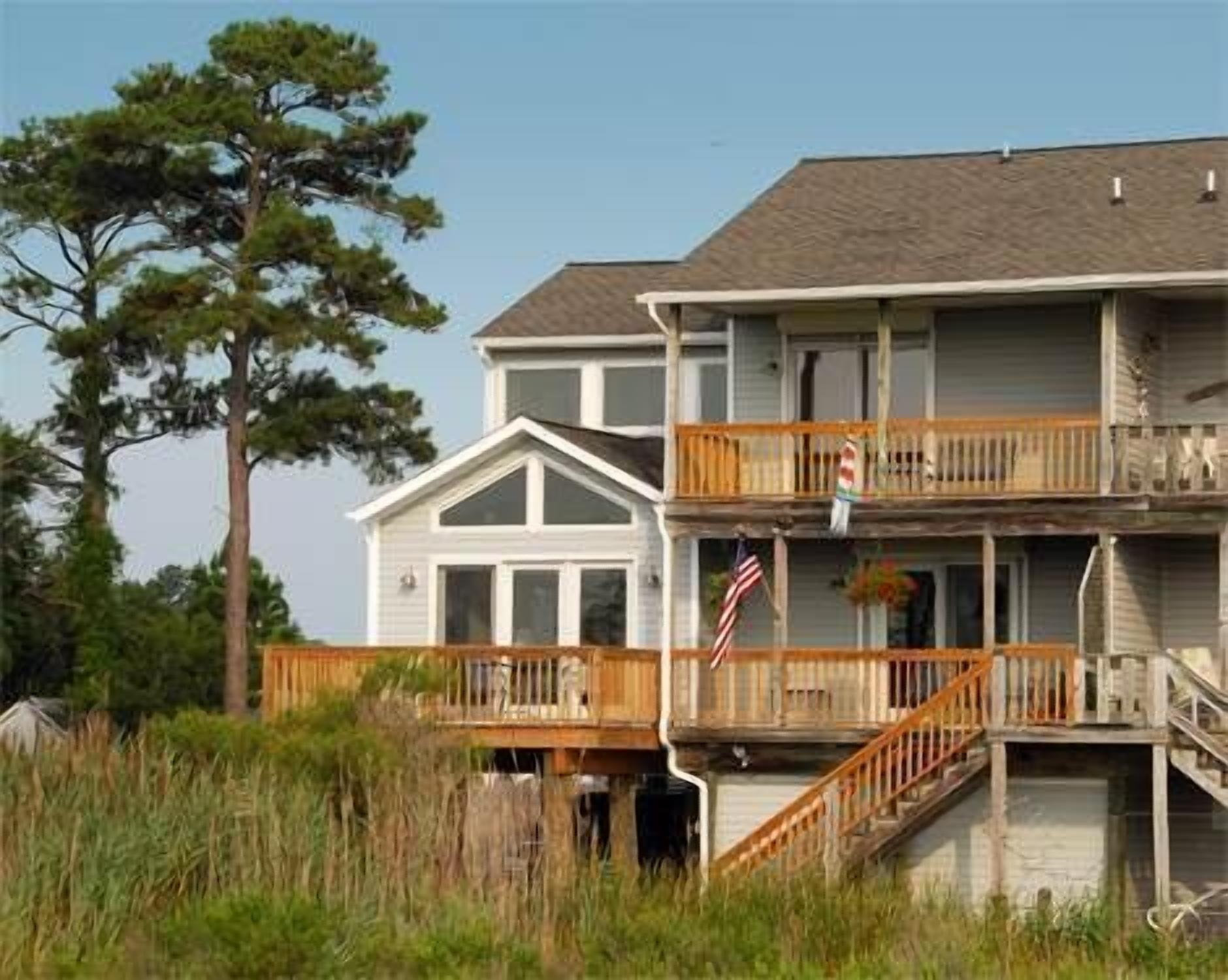 Pony Swim - Water Front Duplex with beautiful views.  Top & bottom View decks