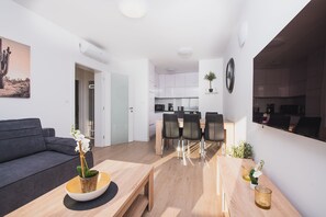 TV - Apartment with Pool and Terrace  (Novalja)