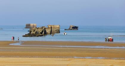 2/4 person gite near the landing beaches