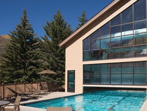 Indoor pool, outdoor pool