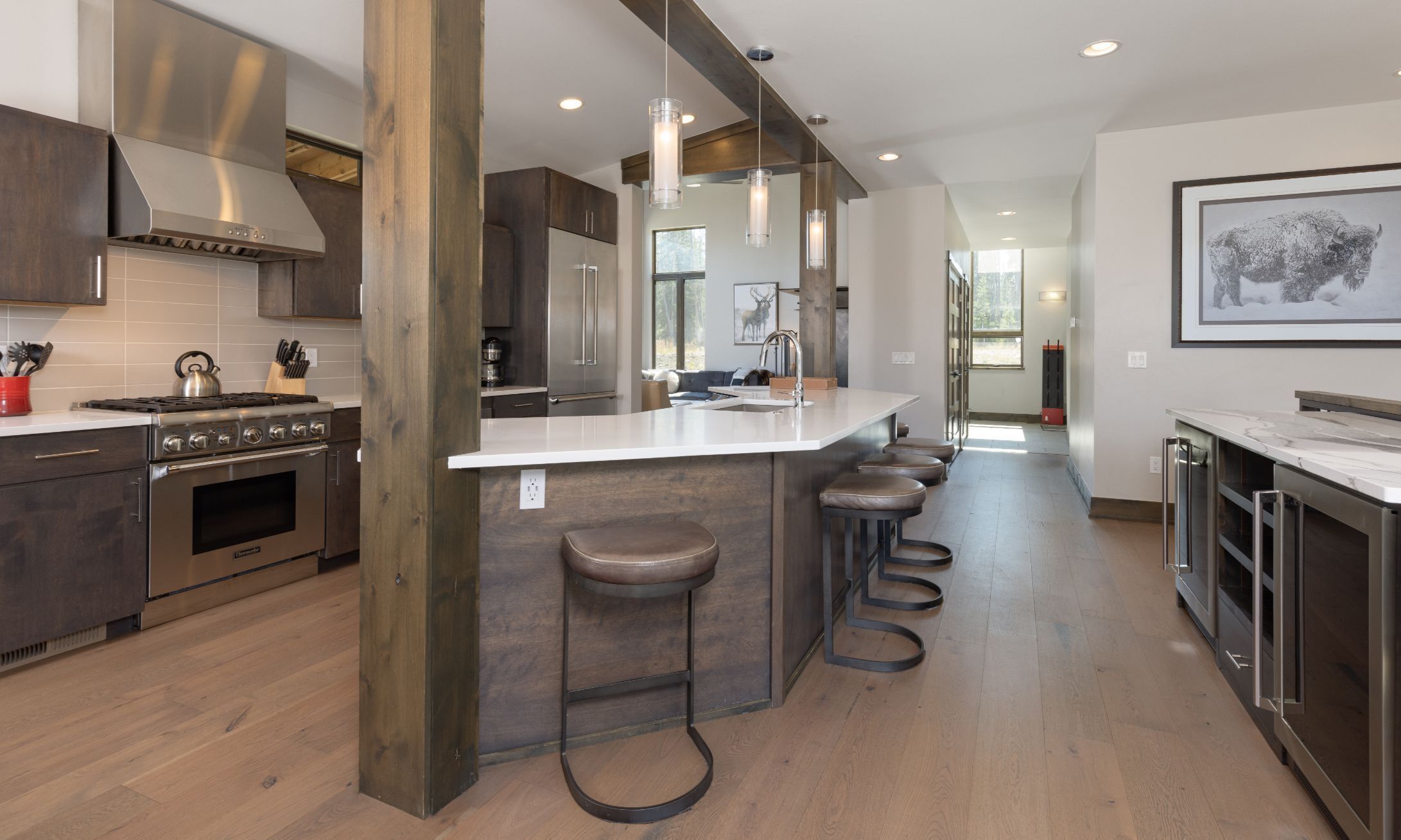 冷蔵庫、電子レンジ、オーブン、食器洗い機