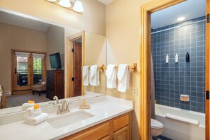 Hair dryer, towels